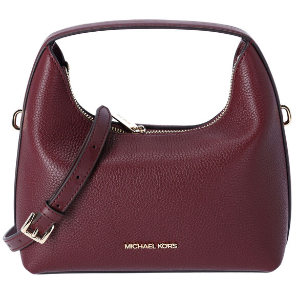 Michael Kors Handbags - Michael Kors Ember Small Messenger Top Handle Handbag Crossbody Oxblood Leather